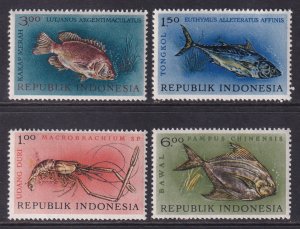 Indonesia 589-592 Marine Life MNH VF
