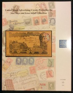 US 2018 Advertising Covers M.Mayo & Ernst Sielaff Collections,SESCAL,Brand New!