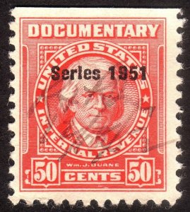 1951, US 50c, Documentary, Used, Sc R571