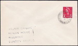 GB SCOTLAND 1971 cover BRIDGEND / ISLE OF ISLAY cds........................A8998