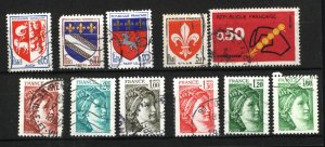 France 902,1041,1142,1143,1346,1563,1565,1571,1602,1664,1665  used   PD