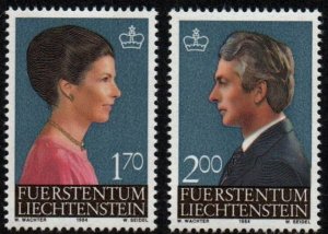 Liechtenstein # 799 - 800 MNH