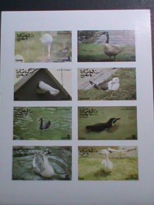 OMAN- LOVELY BEAUTIFUL BIRDS IMPERF: MNH S/S VF-EST.VALUE $14