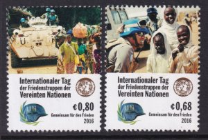 UN Vienna 586-587 MNH VF