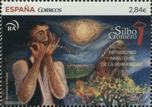 SPAIN 2015. Intangible Cultural Heritage “El Silbo Gomero”. Ed# 4987. NHM