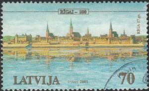 Latvia, #537 Used From 2001