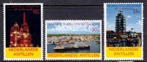 Netherlands Antilles 1965 Oil Industry Complete Mint MNH Set SC 292-294