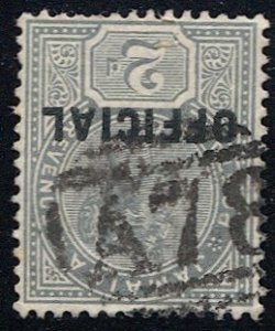 JAMAICA 1890 Scott O4  2d  Used Official VF,  A78 Cancel of Alley