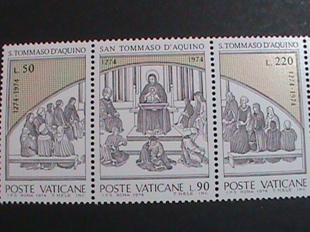 ​VATICAN CITY 1974-SC#557a ST. THOMAS AQUINAS -SCHOLASTIC PHILOSOPHER MNH VF