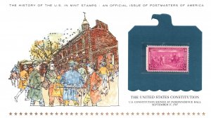 THE HISTORY OF THE U.S. IN MINT STAMPS THE UNITED STATES CONSTITUTION