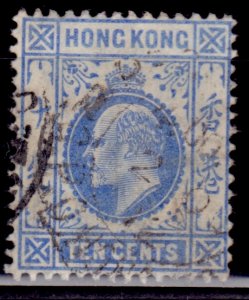 Hong Kong 1904, King Edward VII, 10c, used