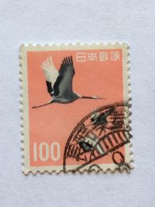 Japan – 1962-65 – Single Bird Stamp – SC# 753 – Used