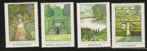 Great Britain 1983 Gardens set  MNH sc 1027 - 1030