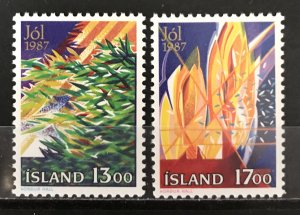 Iceland 1987  #652-3, MNH.