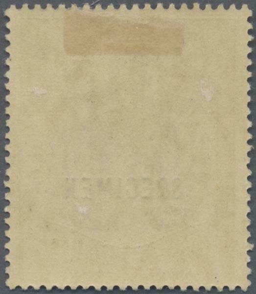 MOMEN: MALAYA STRAITS SG #215s 1912 SPECIMEN MINT OG H SUPERB QUALITY LOT #60700