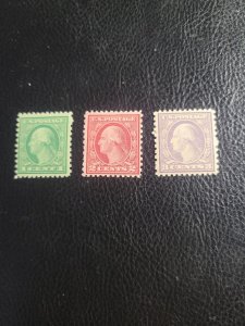 US SC# 538, 540, 541, MNH