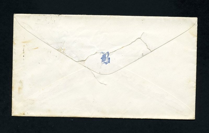 # 65 on four covers from the states of Ohio and Pennsylvania dated 1860's