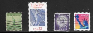 #Z473 Used STATUE OF LIBERTY 10 Cent Collection / Lot