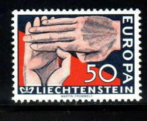 LIECHTENSTEIN #370  1962  EUROPA  MINT  VF NH  O.G