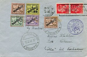 Postage due - Cover sent from Venice to the Vatican on 11.2.41