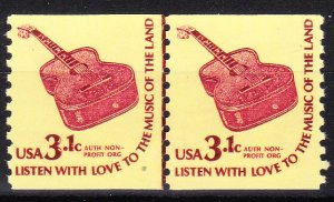 MOstamps - US Scott #1613 Mint OG NH Coil Line Pair - Lot # DS-5693