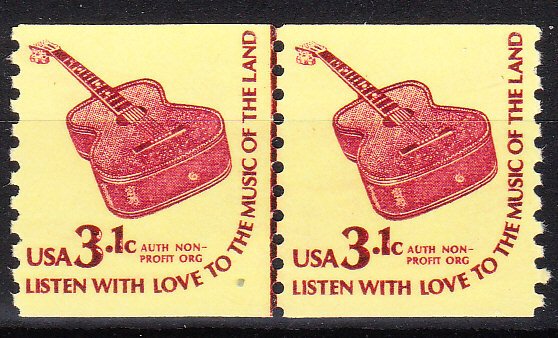 MOstamps - US Scott #1613 Mint OG NH Coil Line Pair - Lot # DS-5693