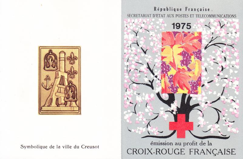 France 1975 Red Cross Booklet Semi-Postals  VF