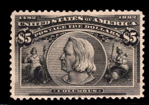 MOMEN: US STAMPS #245 MINT OG H LOT #80443*