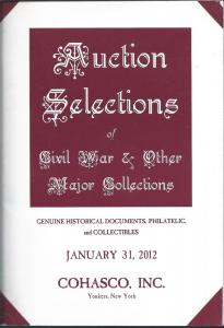 Civil War and Other Major Collections 