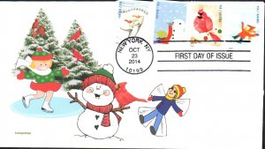 #4937-40 Winter Fun CompuChet FDC