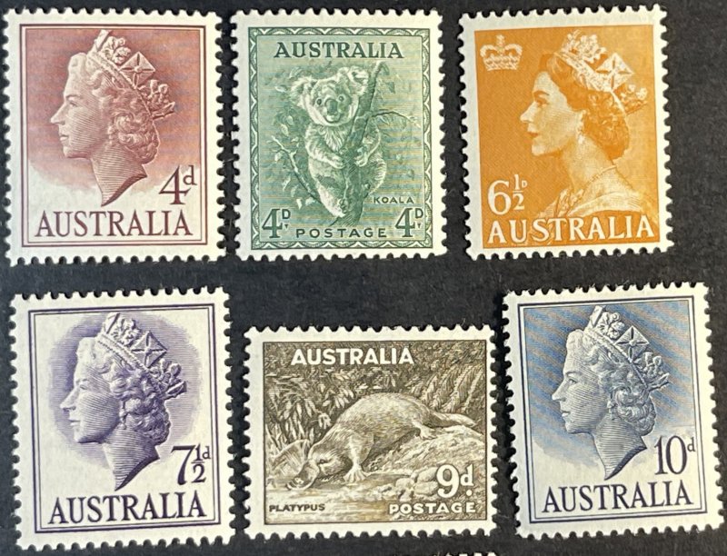 AUSTRALIA # 292-303-MINT NEVER/HINGED--COMPLETE SET--1956-57(lotV)