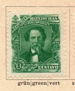 Honduras 1893 Early Issue Fine Mint Hinged 1c. NW-238158