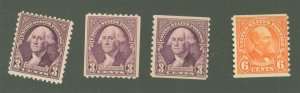 United States #720-723 Mint (NH) Single (Complete Set)