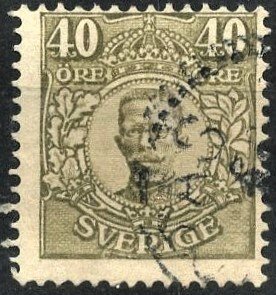 SWEDEN - SC #88 - USED - 1917 - Item SWEDEN363