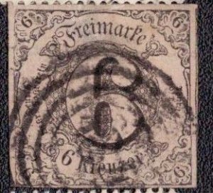 Thurn and Taxis - 45 1852 Used