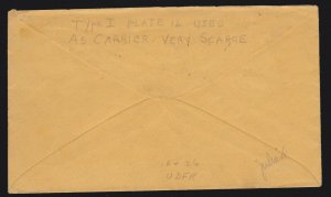 US 18 & 26 on Cover Carrier Rate NY to Boston: As Carrier Very Scarce! SCV $700