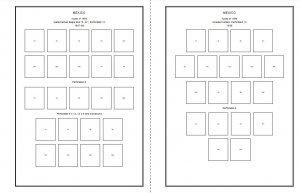 PRINTED MEXICO [CLASS.] 1856-1940 STAMP ALBUM PAGES (104 pages)