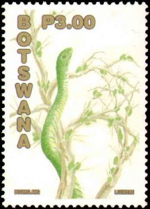 Botswana #731-734, Complete Set(4), 2002, Snakes, Never Hinged