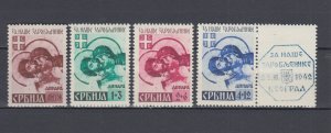 1942 Third Reich Occupation Serbia Full Set Michel 62/65 MNH