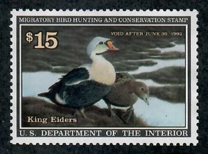 RW58 King Eiders Mint No Gum Single