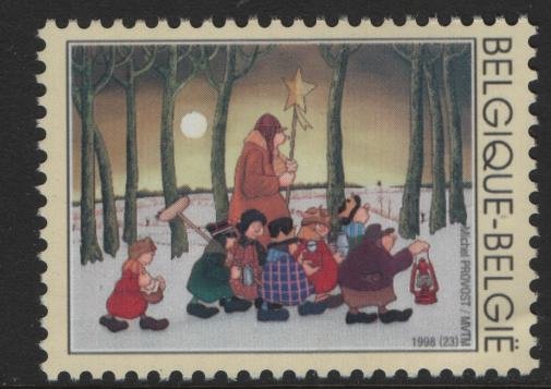 BELGIUM   1713     MNH     CHRISTMAN & NEW YEARS 1998