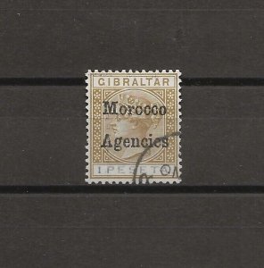 MOROCCO AGENCIES/GIBRALTAR 1898/1900 SG 7 USED CAT £35