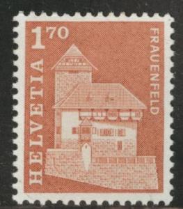 Switzerland Scott 451 MNH** 1.70 fr 1966 stamp CV$2.50