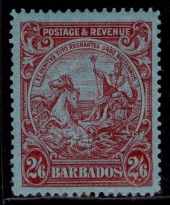 BARBADOS GV SG238a, 2s 6d carmine/blue, M MINT. Cat £32.