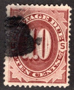 Scott J5, Postage Due, 10c, Used, USA