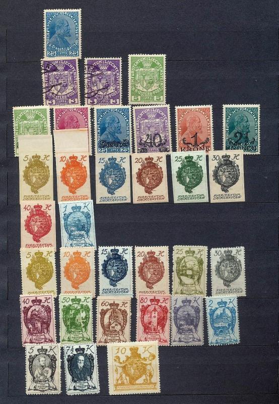Liechtenstein Early/Modern M&U Collection(Appx 350) GX 674