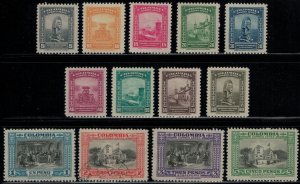 Colombia #C121-33* (C131 used)  CV $70.90