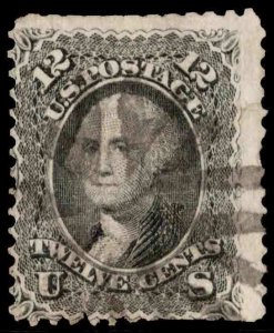 United States Scott 69 Used with small tear and some trimmed perforations.