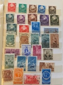 STAMP STATION PERTH Romania Collection (1 ) in Album 575+ stamps Mint/Hinged