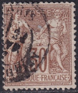 France 1876 Sc 73 used